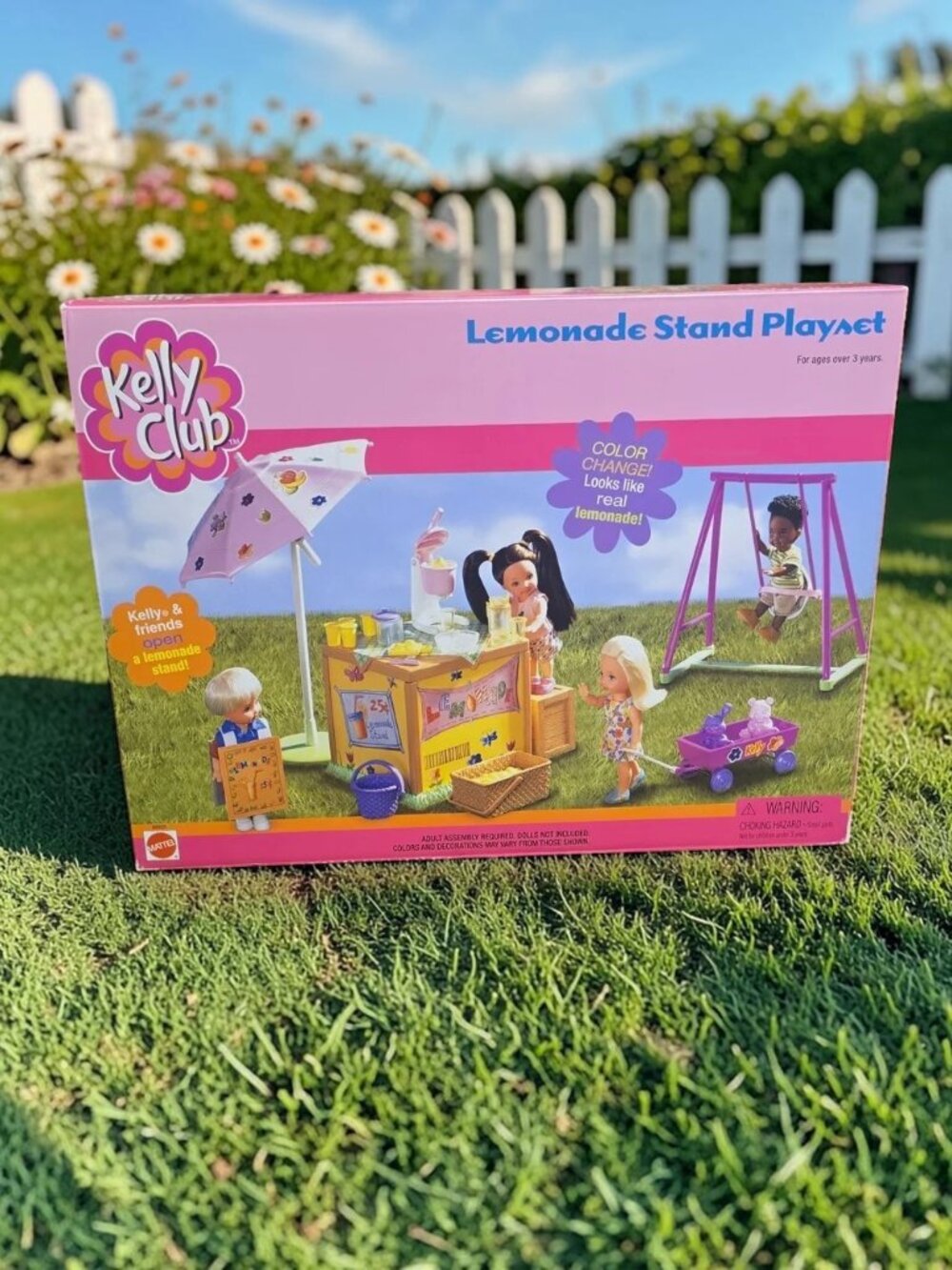 2001 Vintage Lemonade Stand Kelly Club Playset - Barbie NRFB